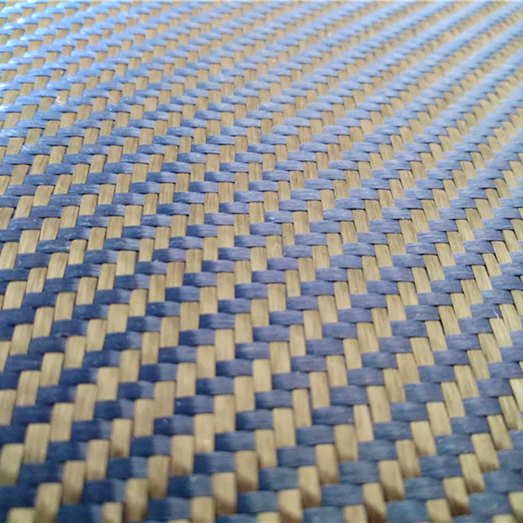 3K Mavi Karbon Aramid Hibrit Kumaş